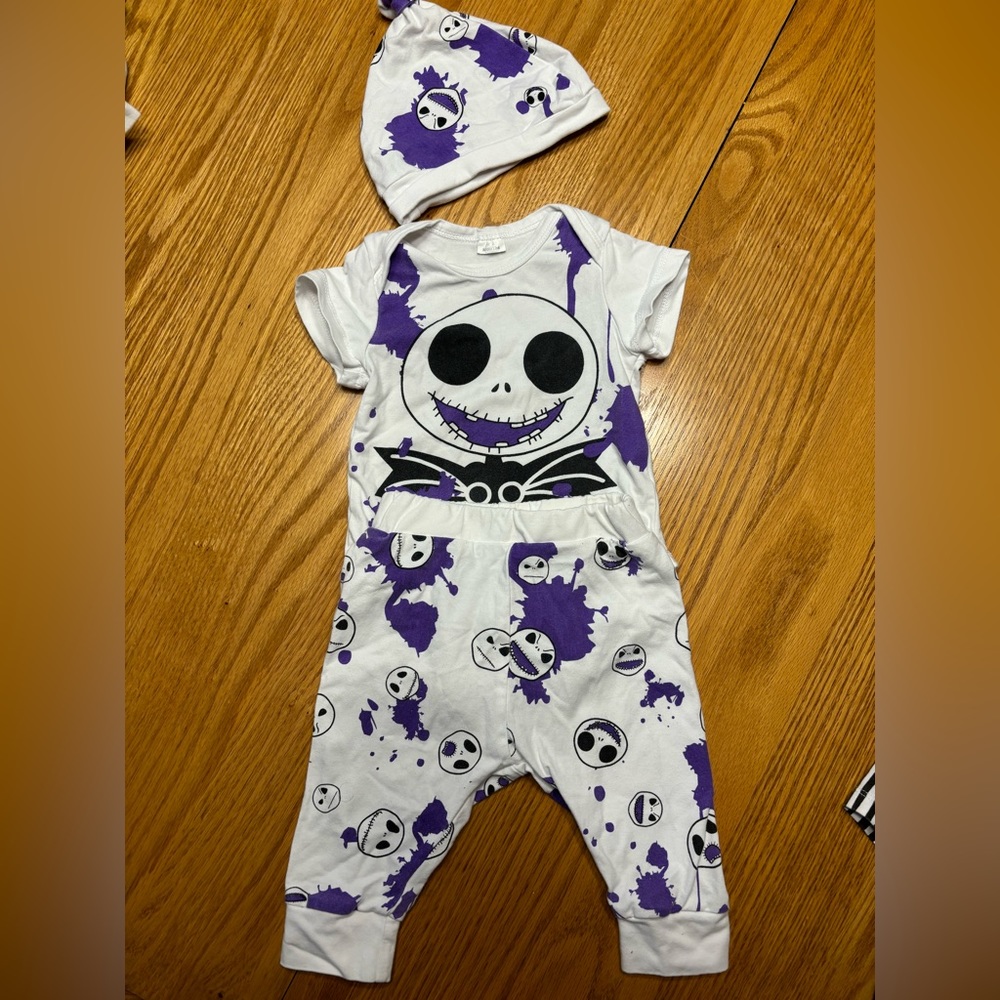 Jack, Skellington, purple and white outfit